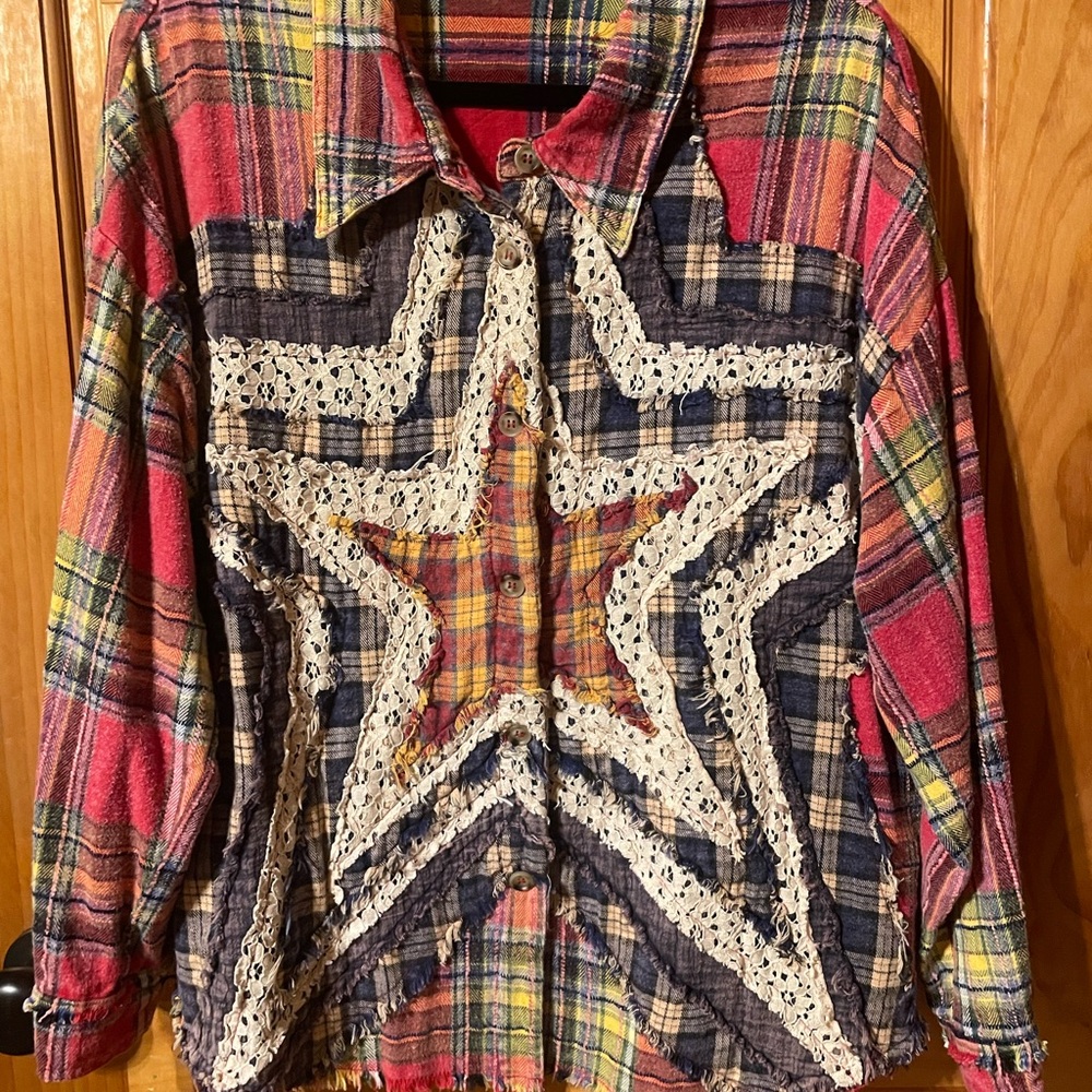 Oli & Hali Multicolor Plaid Star Shirt